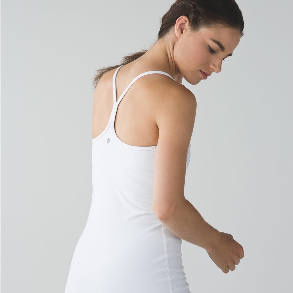 Power Y Tank Luon White
